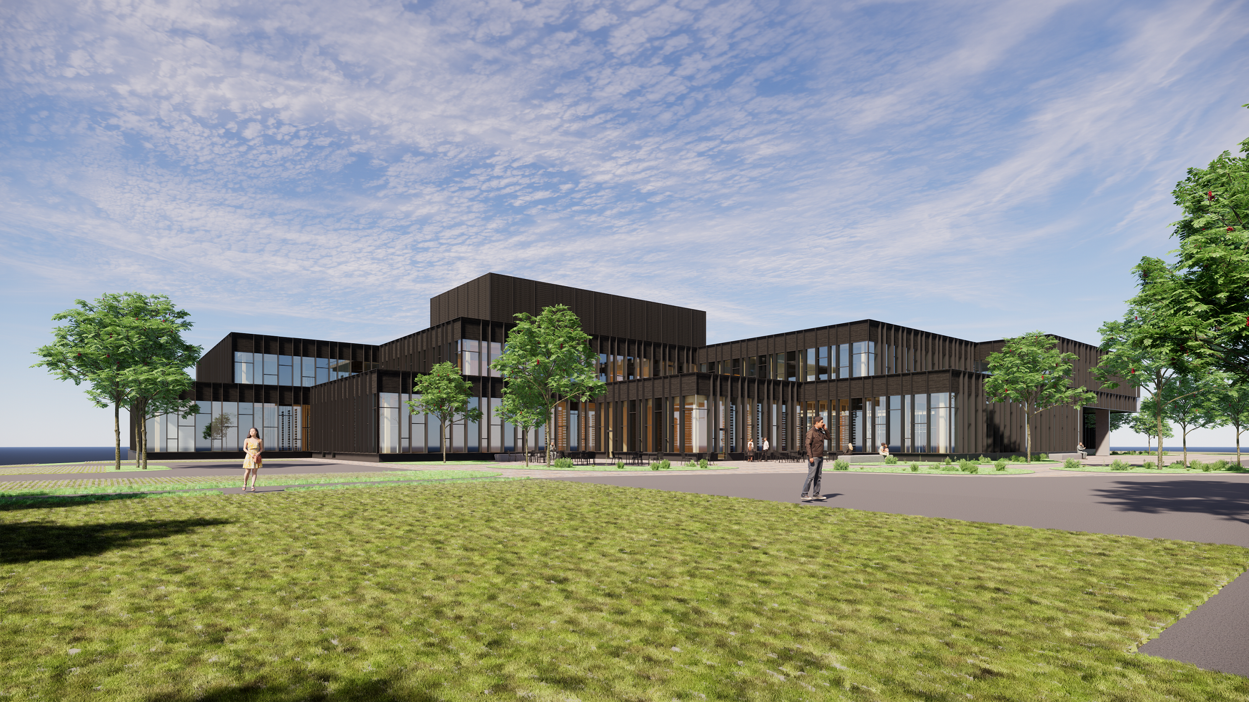 Cobot Hub - HSHansenFasad - Semi-unitized facadeelementer.