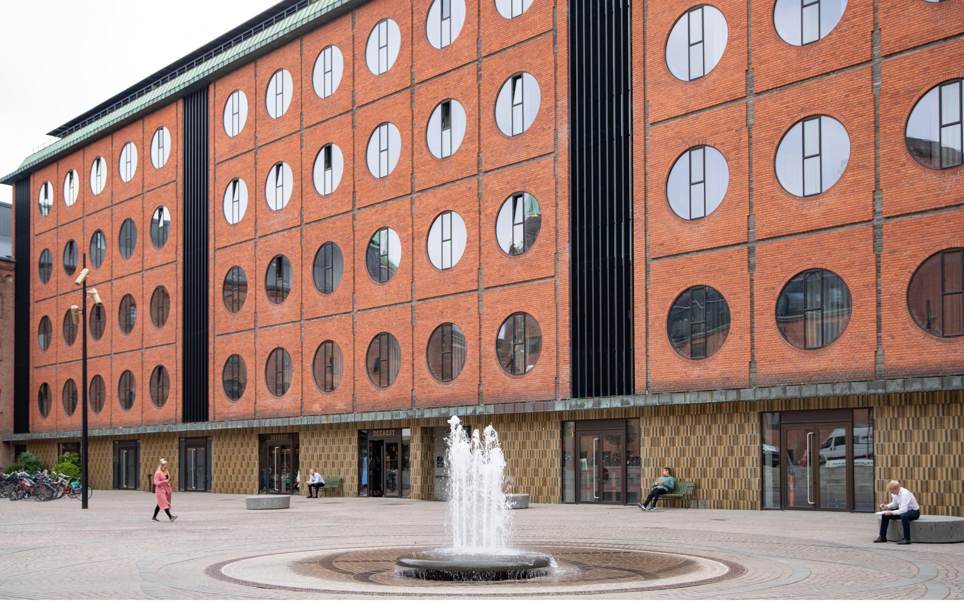 Runde aluminiumsvinduer