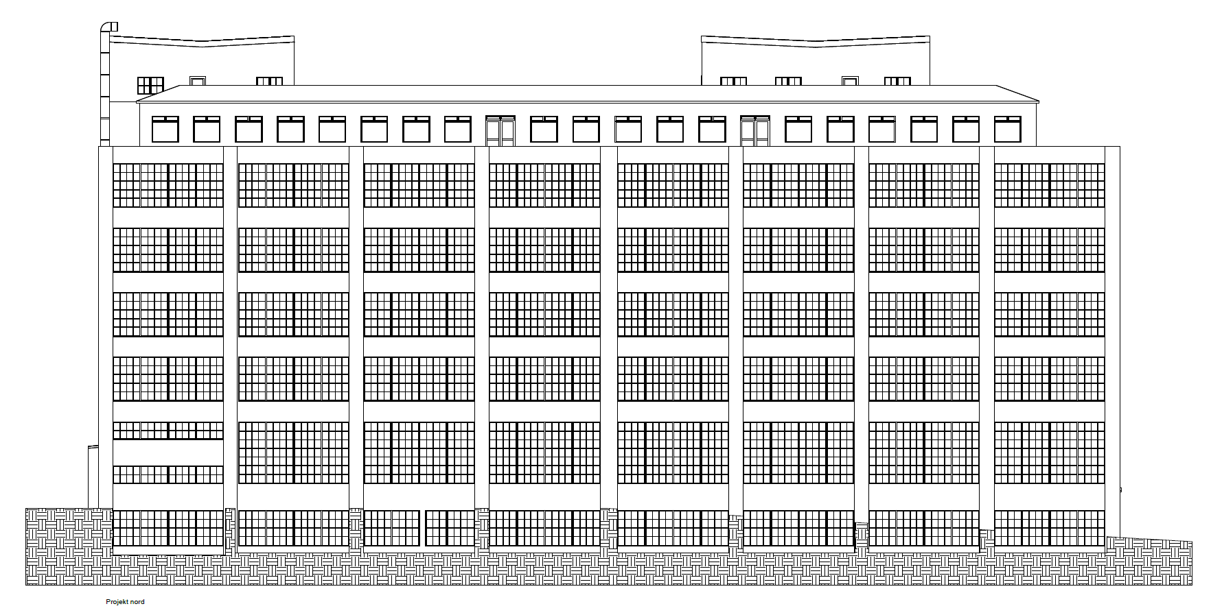 Vermundsgade 40 - Projekttegning Nord