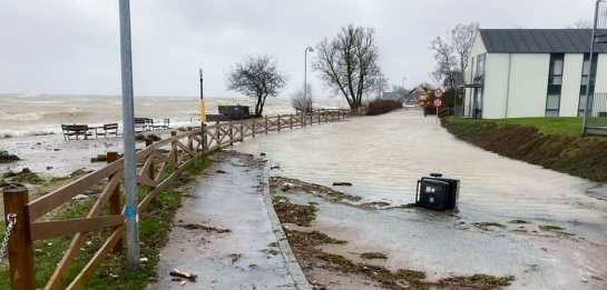 Stormflod - Kystvejen Strøby Egede